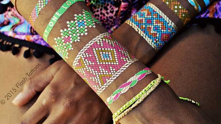 Flash tattoo: Κυκλοφόρησαν και με χρώμα!